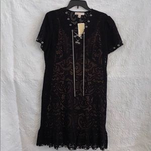 Michael kors black lace dress